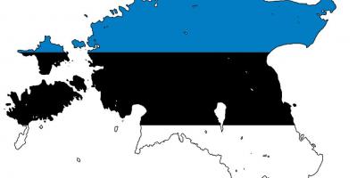 Harta e Estoni flamurit