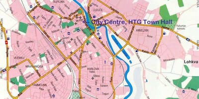 Harta e tartu Estonia